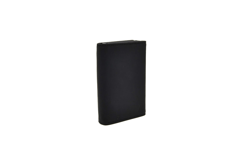 Wallet "Lusso" - Schwarz, Queransicht Rechts Vorne