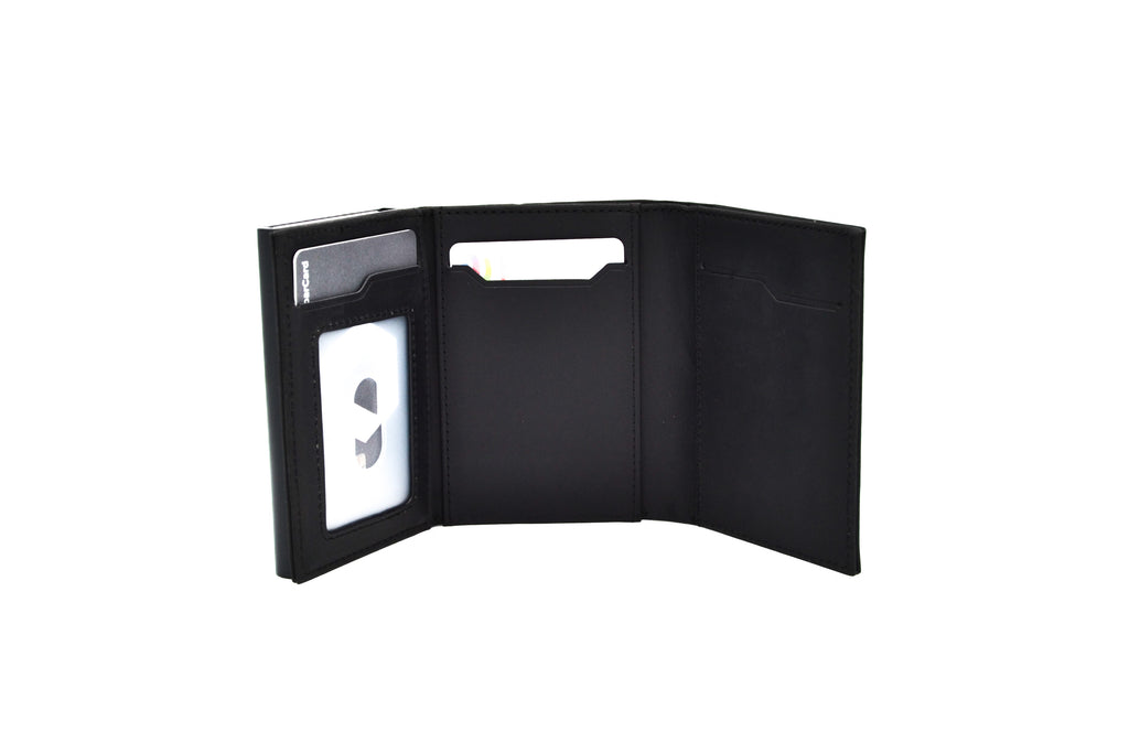 Wallet "Lusso" - Schwarz, Detailansicht