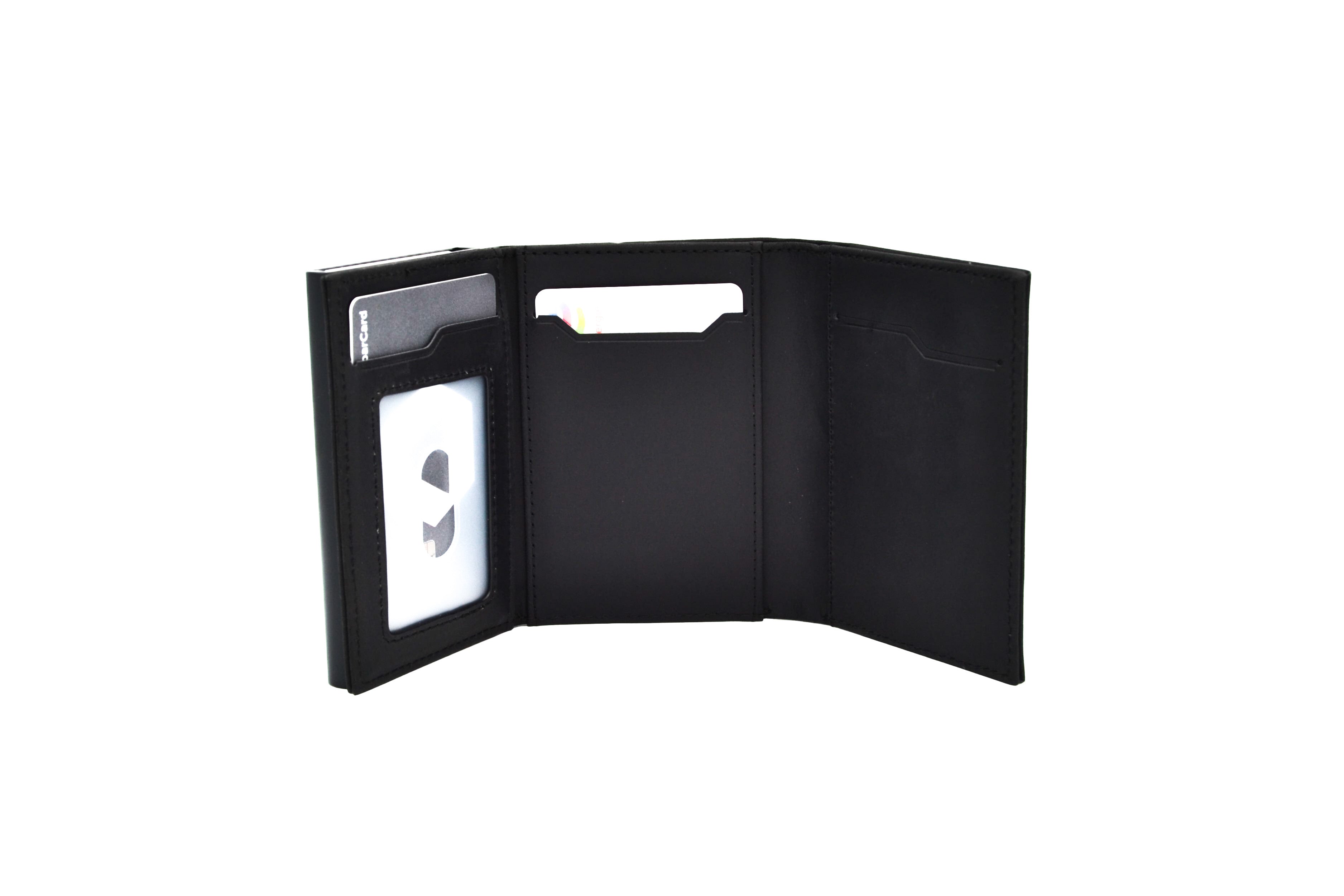 Wallet "Lusso" - Schwarz, Detailansicht