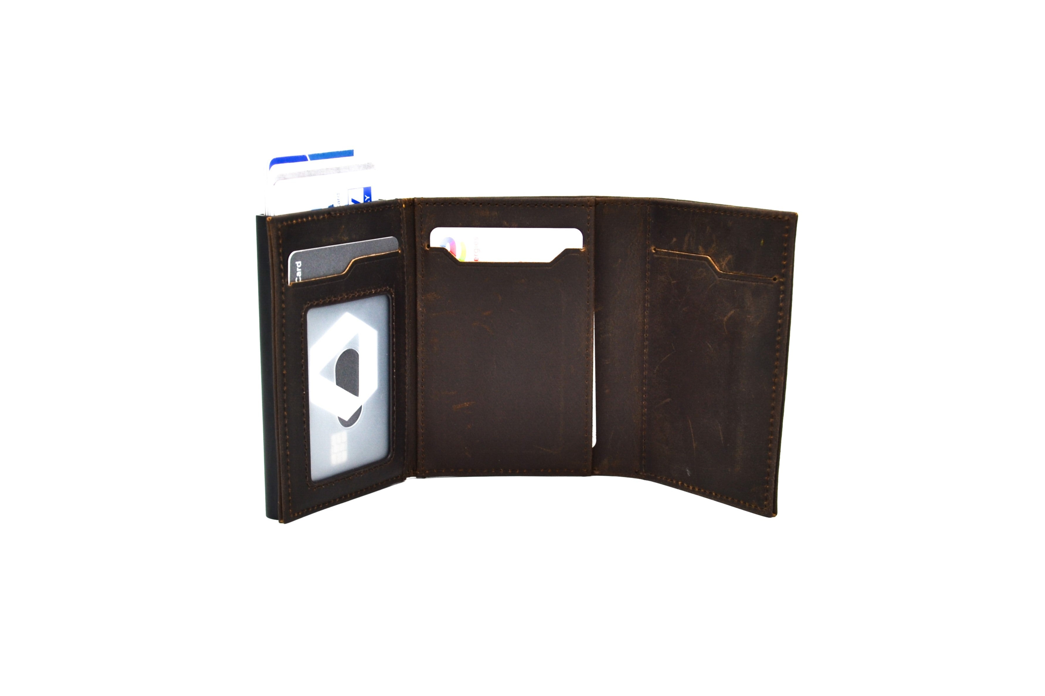 Wallet "Lusso" - Braun, Detailansicht